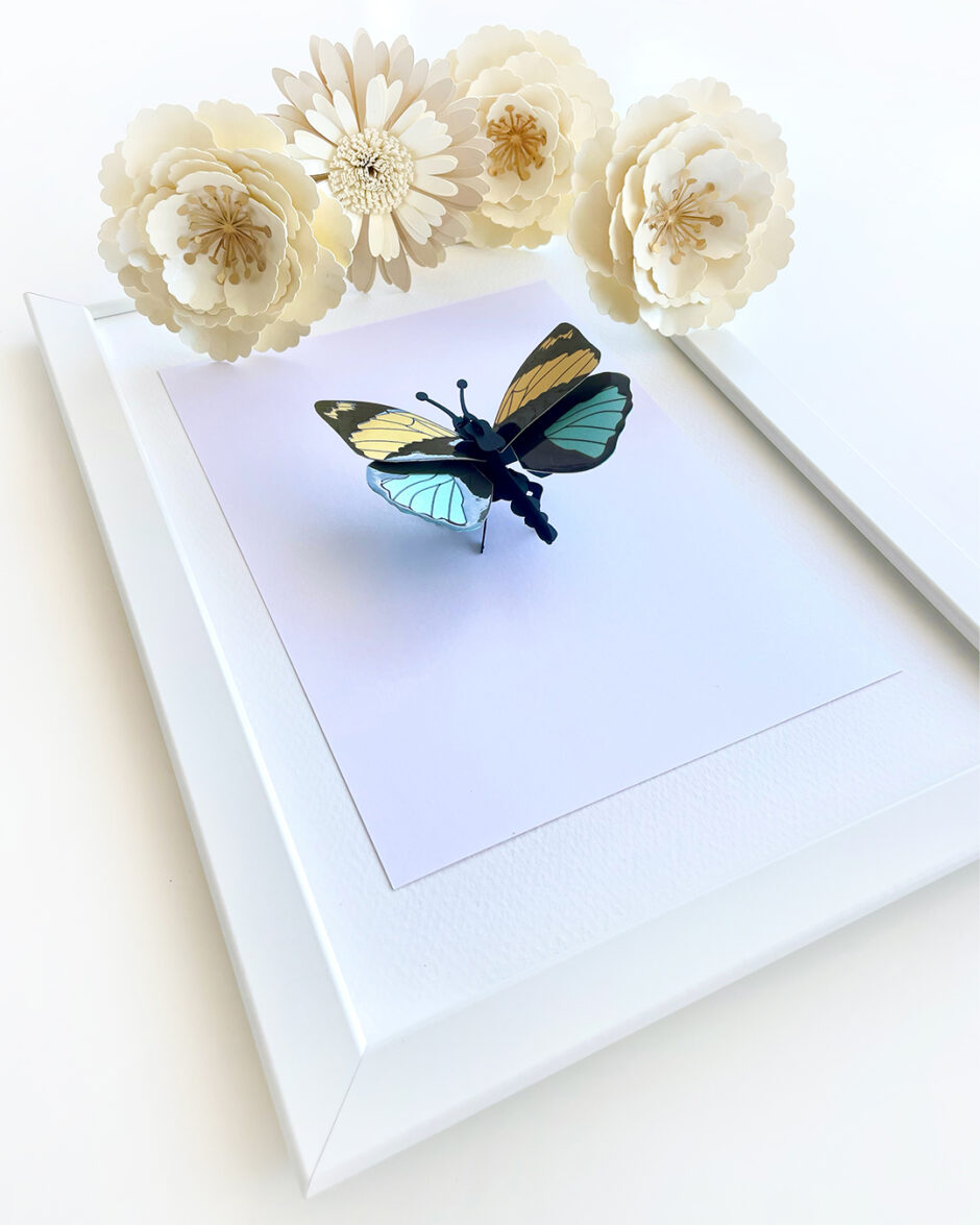 Mariposa Agrias Amydon Rompecabezas 3D - Imagen 2