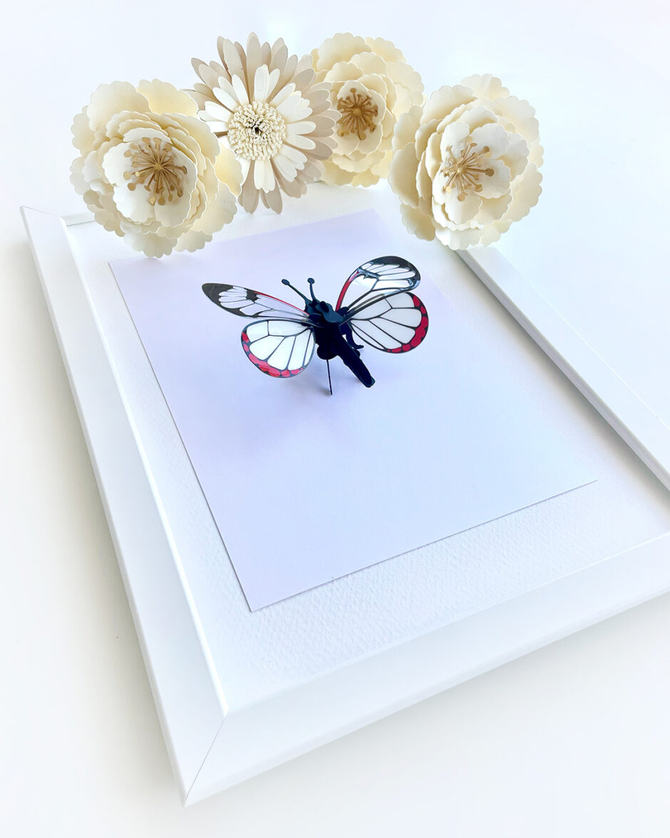 Mariposa Alas de Cristal Rompecabezas 3D - Imagen 2