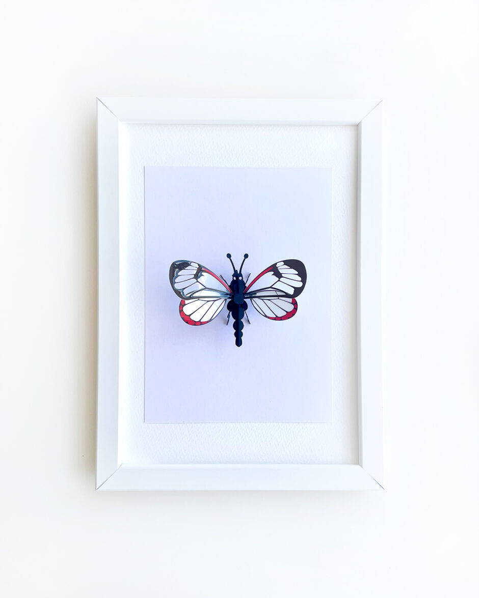 Mariposa Alas de Cristal Rompecabezas 3D