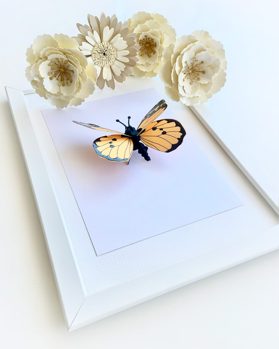 Mariposa Monarca Rompecabezas 3D - Imagen 2