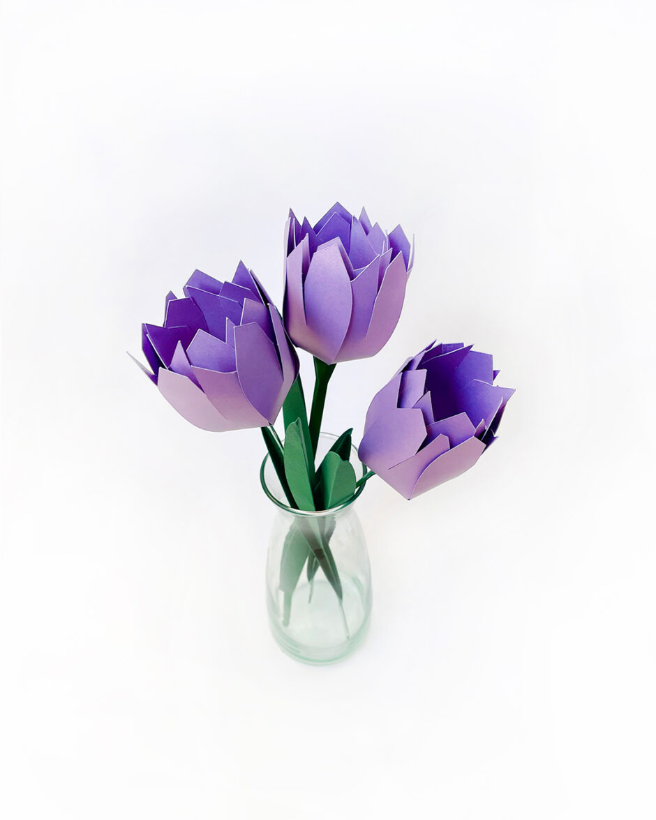 Tulipanes Morados Set x3 - Imagen 2