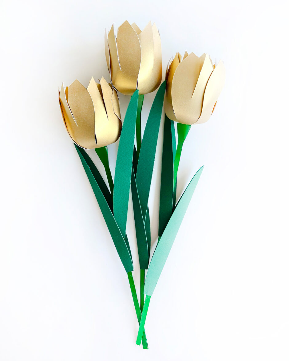 Tulipanes Dorados Set x3 - Imagen 4