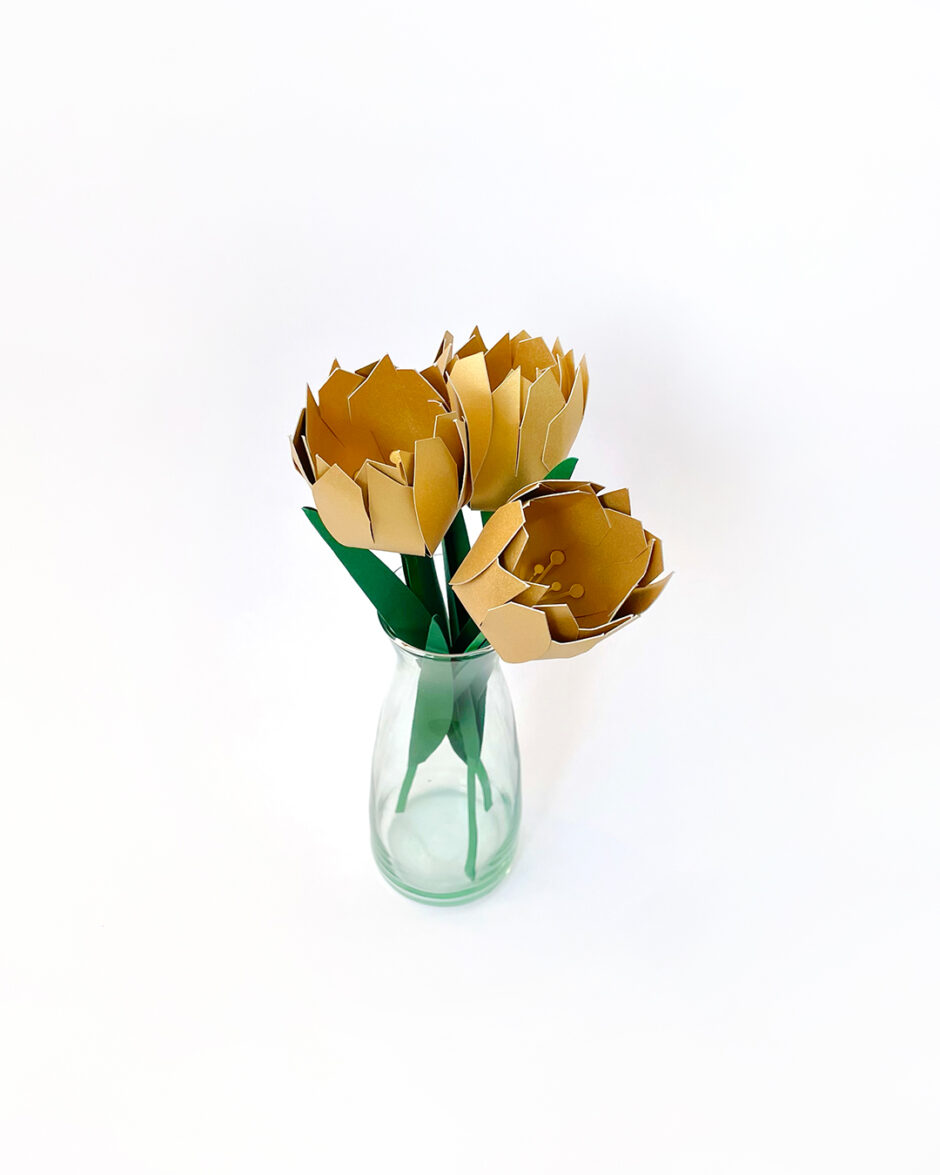 Tulipanes Dorados Set x3 - Imagen 3