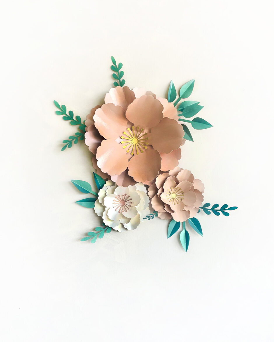 Flores de pared Verano